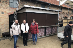 Sichtung restaurierter Verkaufsstand Januar 2024 Krifteler Heimat- und Festwagengesellschaft e.V.